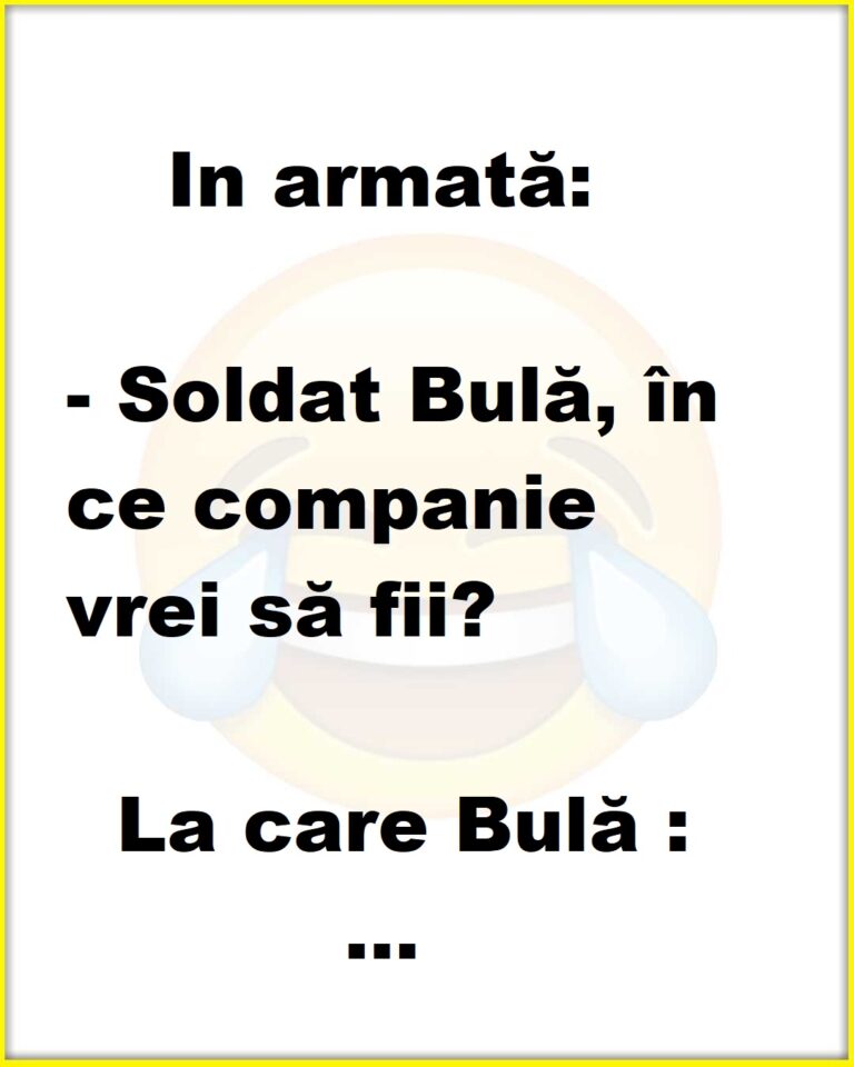 În ce companie vrei să fie Bulă