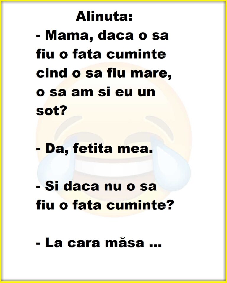 Ce capata Alinuta daca e cuminte