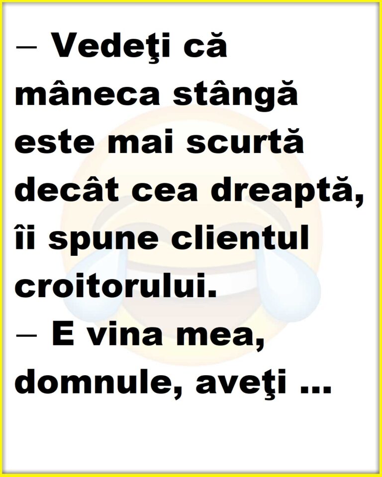 Ce a pățit clientul unui croitor