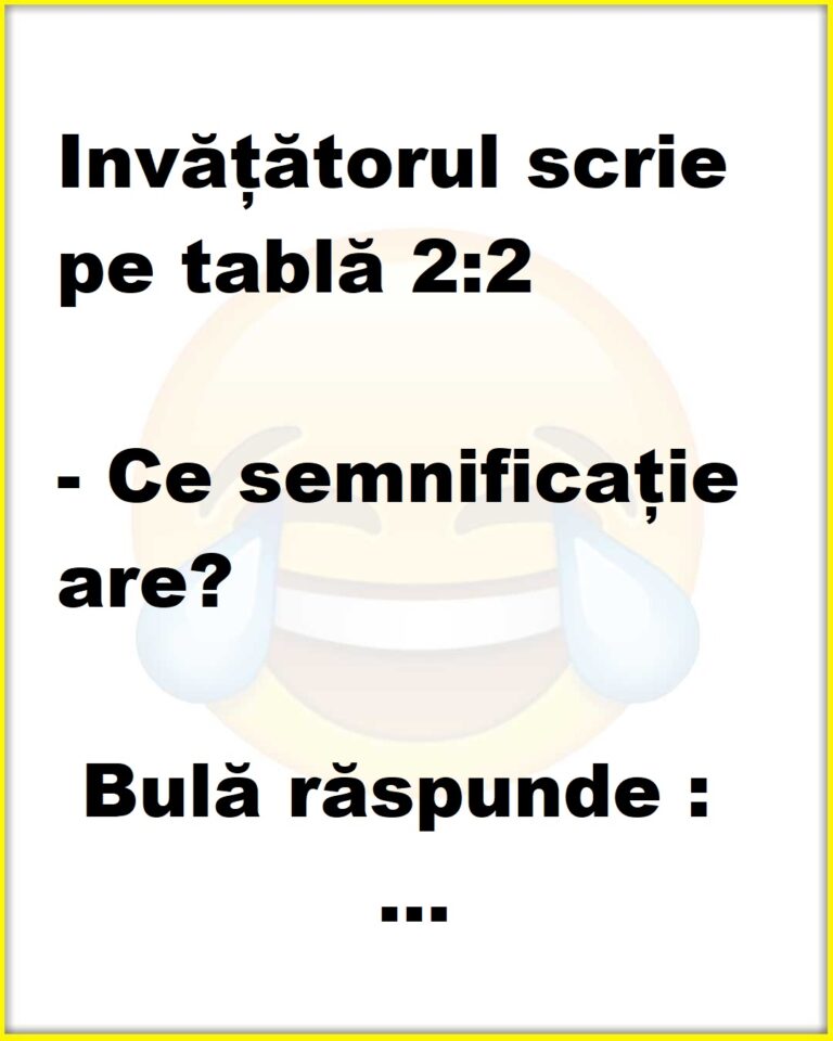 Ce înțelege Bulă din ce scrie învățătorul :