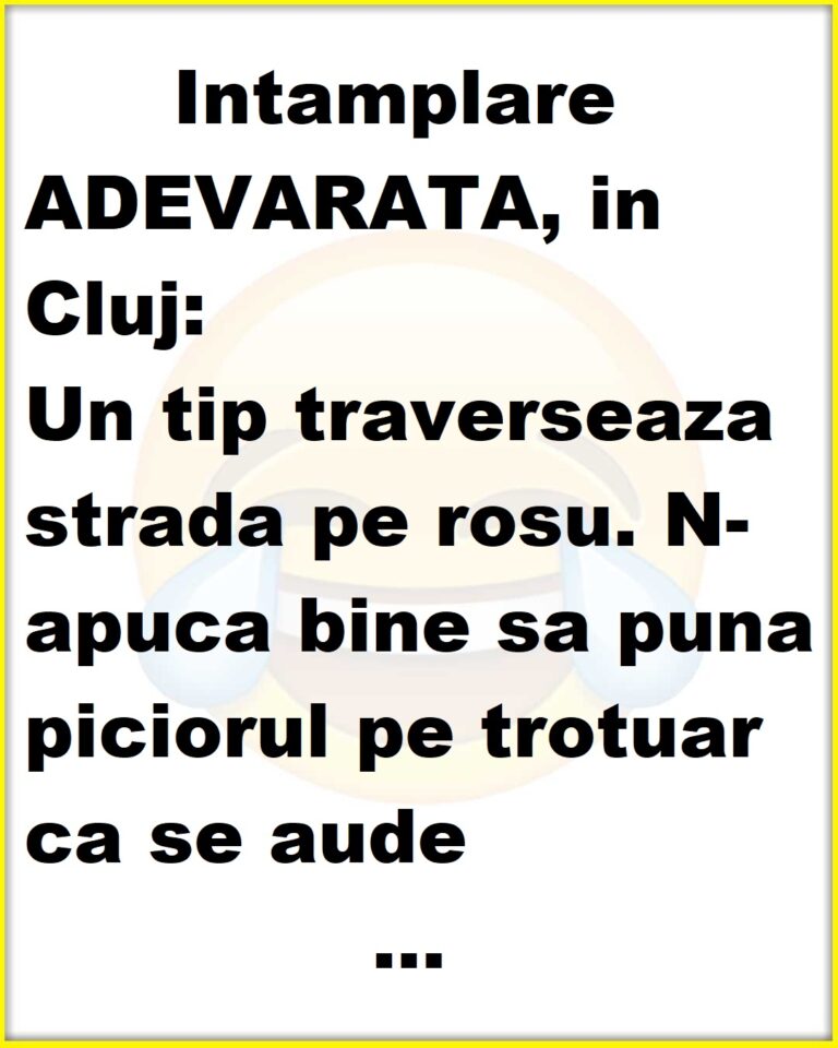 Intamplare ADEVARATA, in Cluj: