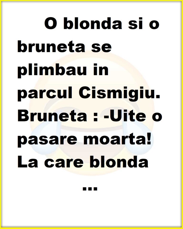 O blonda si o bruneta se plimbau in parcul Cismigiu.