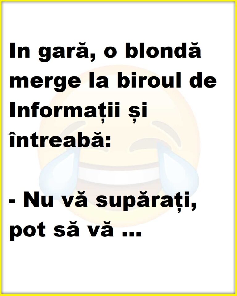 Ce vrea să știe o blondă :