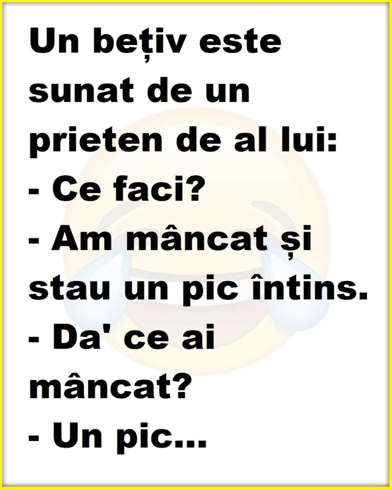 De ce un bețiv stă întins