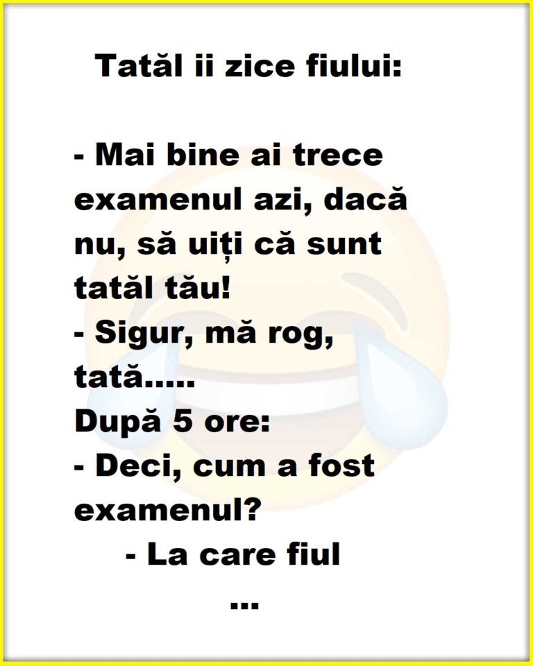 Ce se poate intâmpla după ce dai un examen