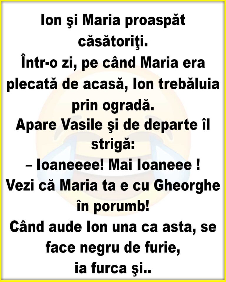 De ce s-a liniștit Ion